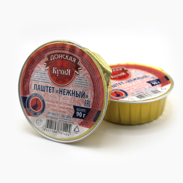 Паштет ДОНСКАЯ КУХНЯ  из гусиного мяса 90 гр